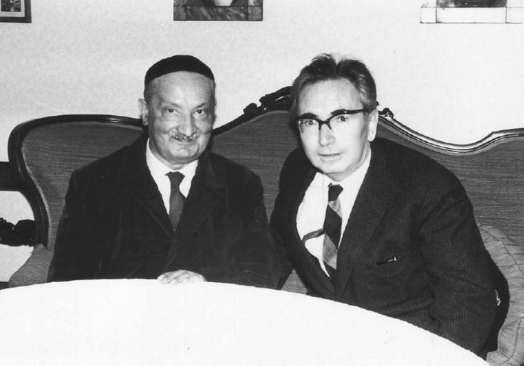 Мартин Хайдеггер и Виктор Франкл. Фрайбург, 1961 год. Из архива Института Виктора Франкла (Вена).
