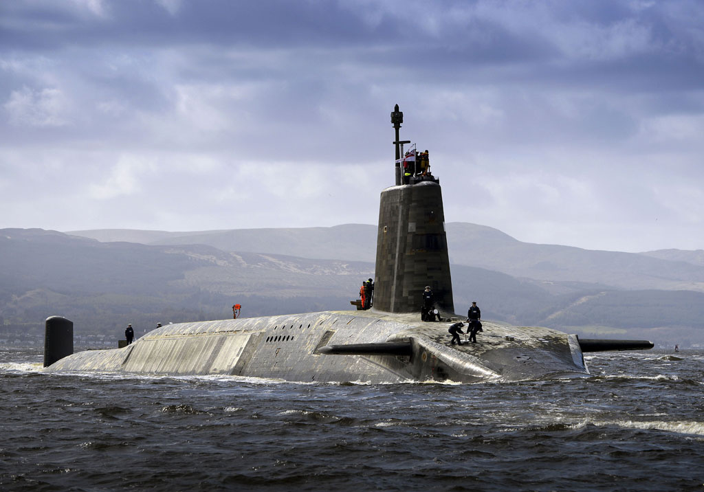    Великобритания ВМС подлодка Vigilant