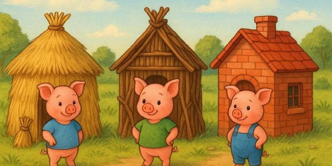 Разбор метафоры сказки «Три поросенка» для родителей