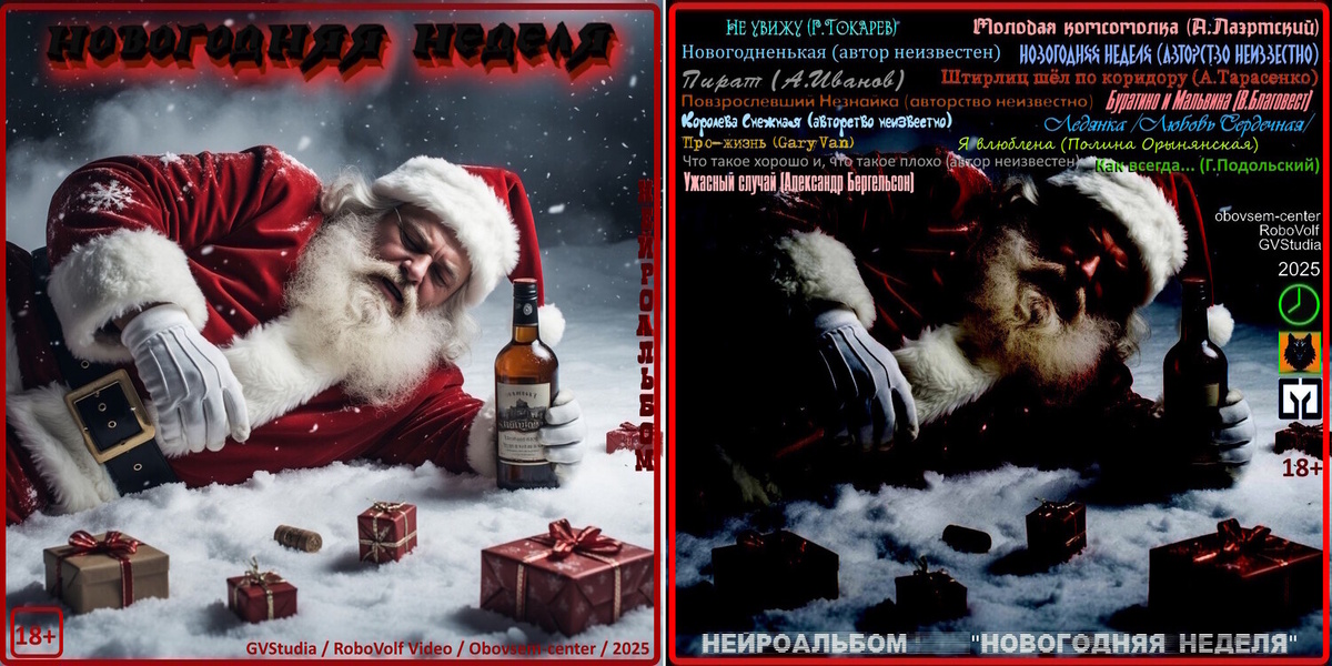 Альбом "Новогодняя неделя".