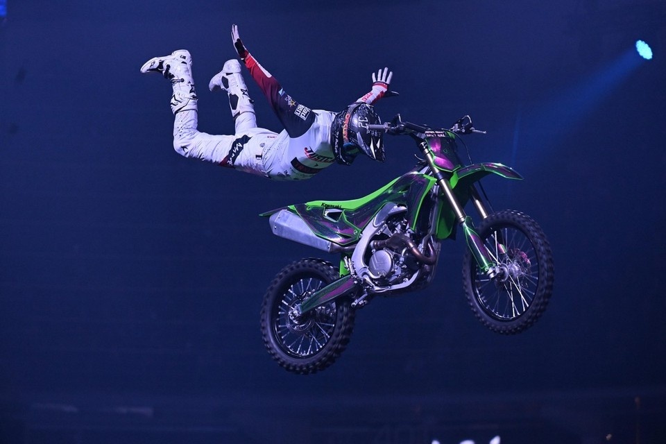    На ЦСКА Арене завершился 19-й фестиваль экстремальных видов спорта «Прорыв». Михаил ФРОЛОВ