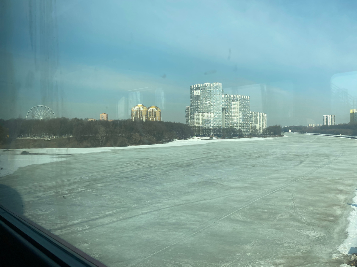 Вид из окна электрички 