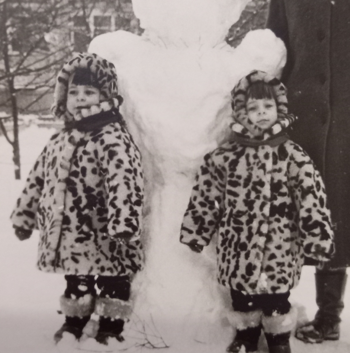 Это мы у снеговика