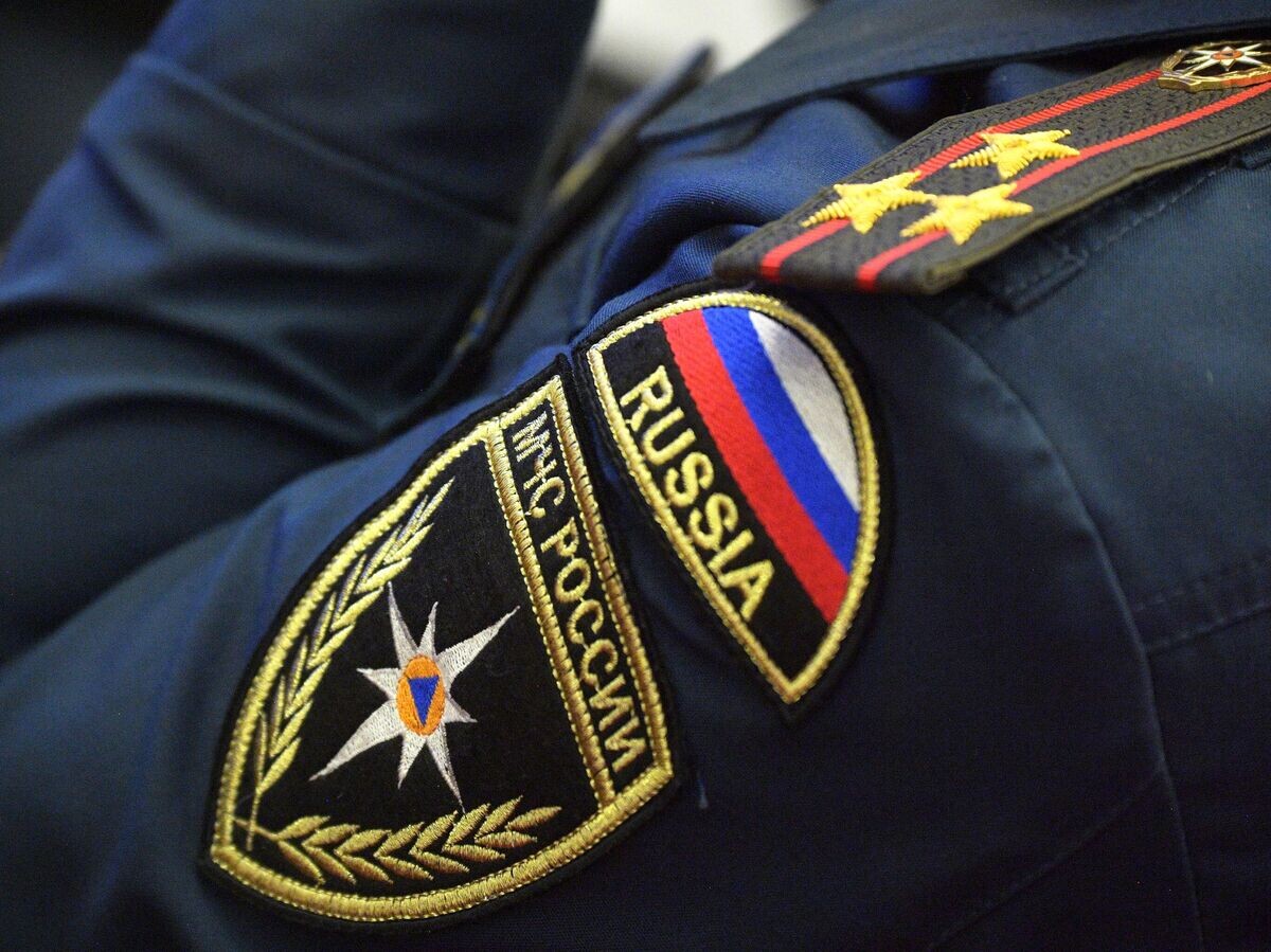    Нашивка сотрудника МЧС России | © РИА Новости / Евгений Биятов