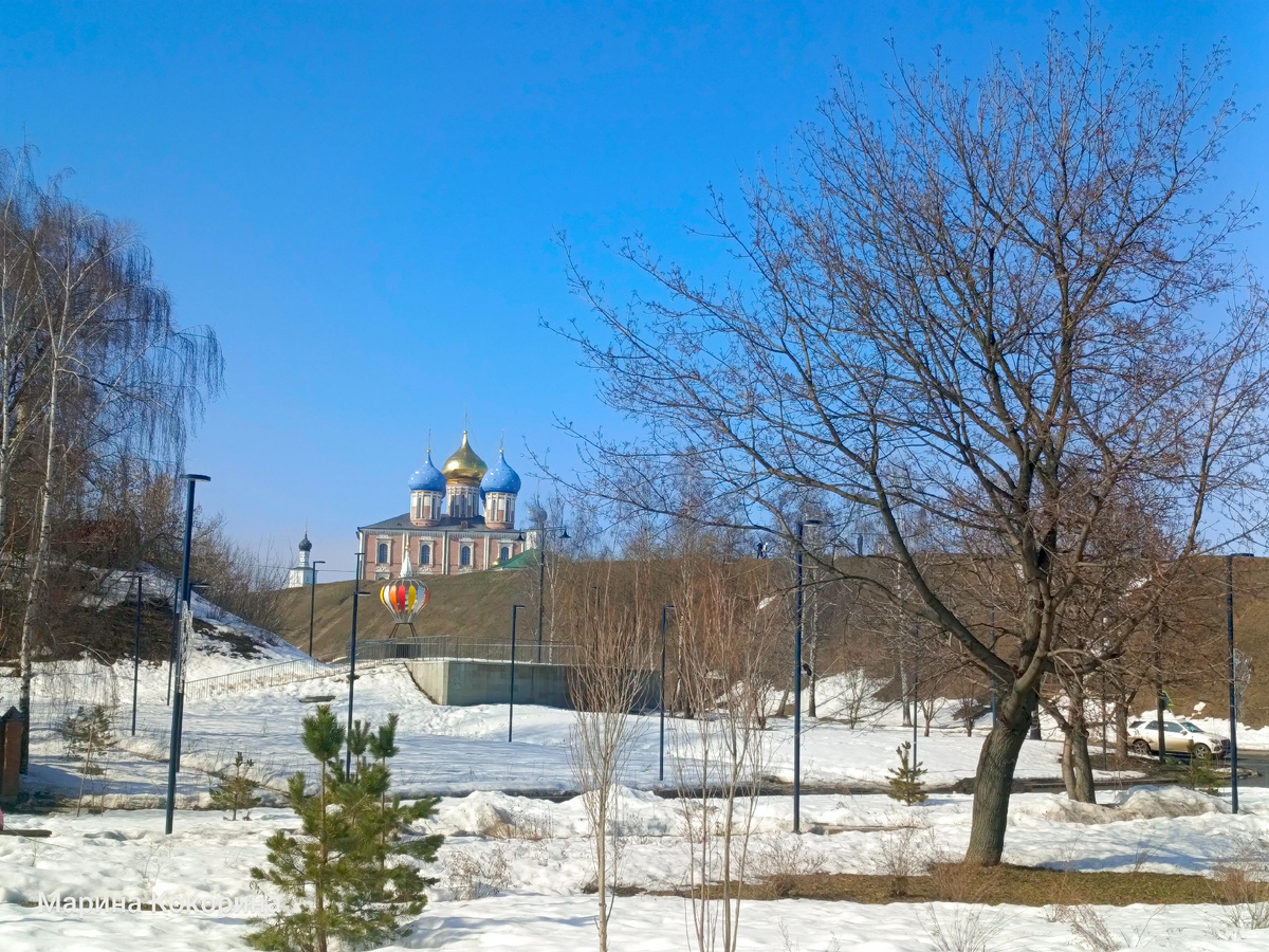 Вид на Кремль с Лыбедского бульвара