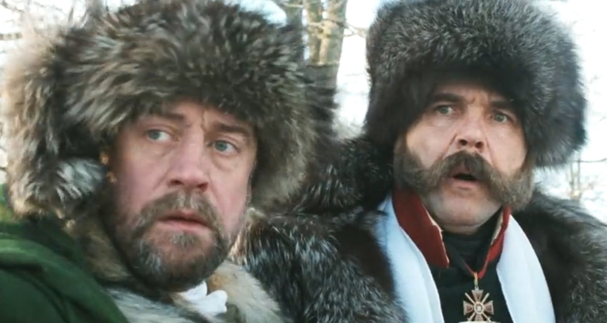 Кадр из кинофильма "Особенности национальной охоты", 1995 г., режиссер и сценарист Александр Рогожкин, композитор Владислав Панченко (скриншот)