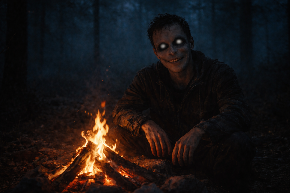 Он остался здесь. Только тело ушло с нами.