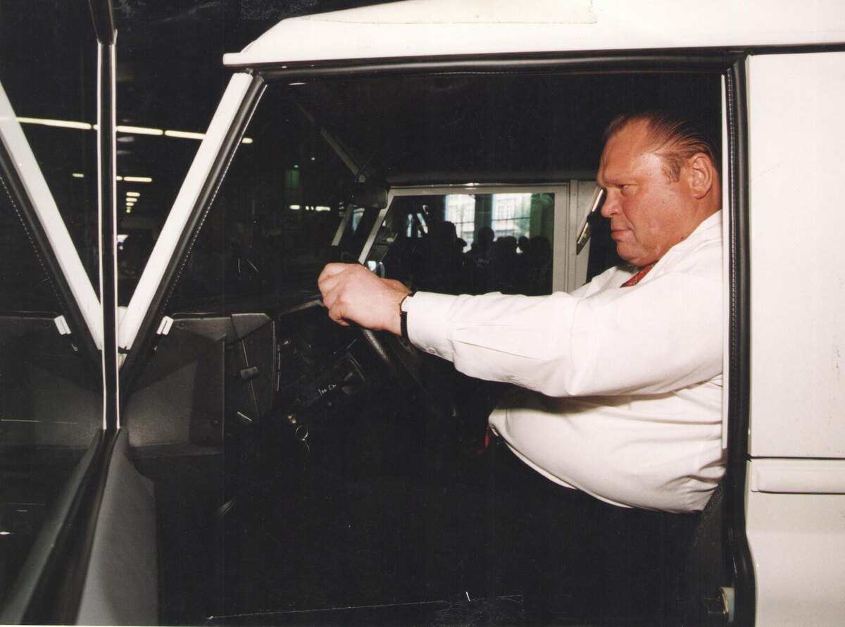 Во время визита на завод «Автотор»