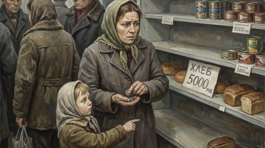 До обеда – традиционный «рейд» по магазинам. Прилавки не такие пустые, как были когда-то, но ассортимент «ушёл»: иностранные бренды заменили отечественные аналоги, цены выше, скидок мало. Курс валюты колеблется — от этого скачет всё, даже стоимость любимых макарон