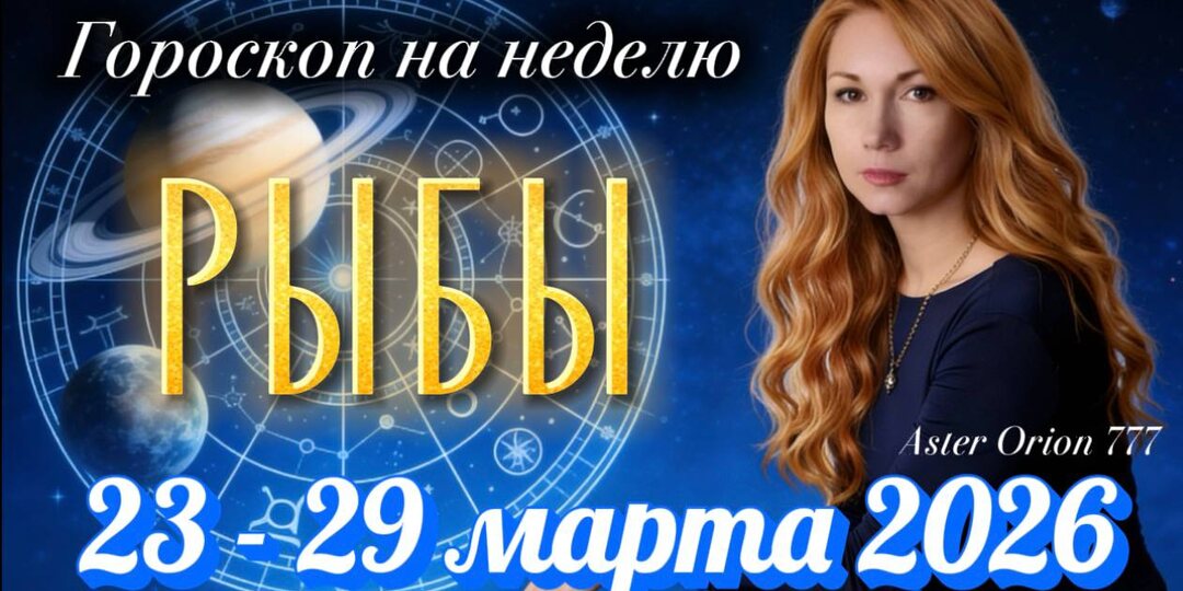 ♓️ РЫБЫ (Гороскоп с 23 по 29 марта 2026 года)
