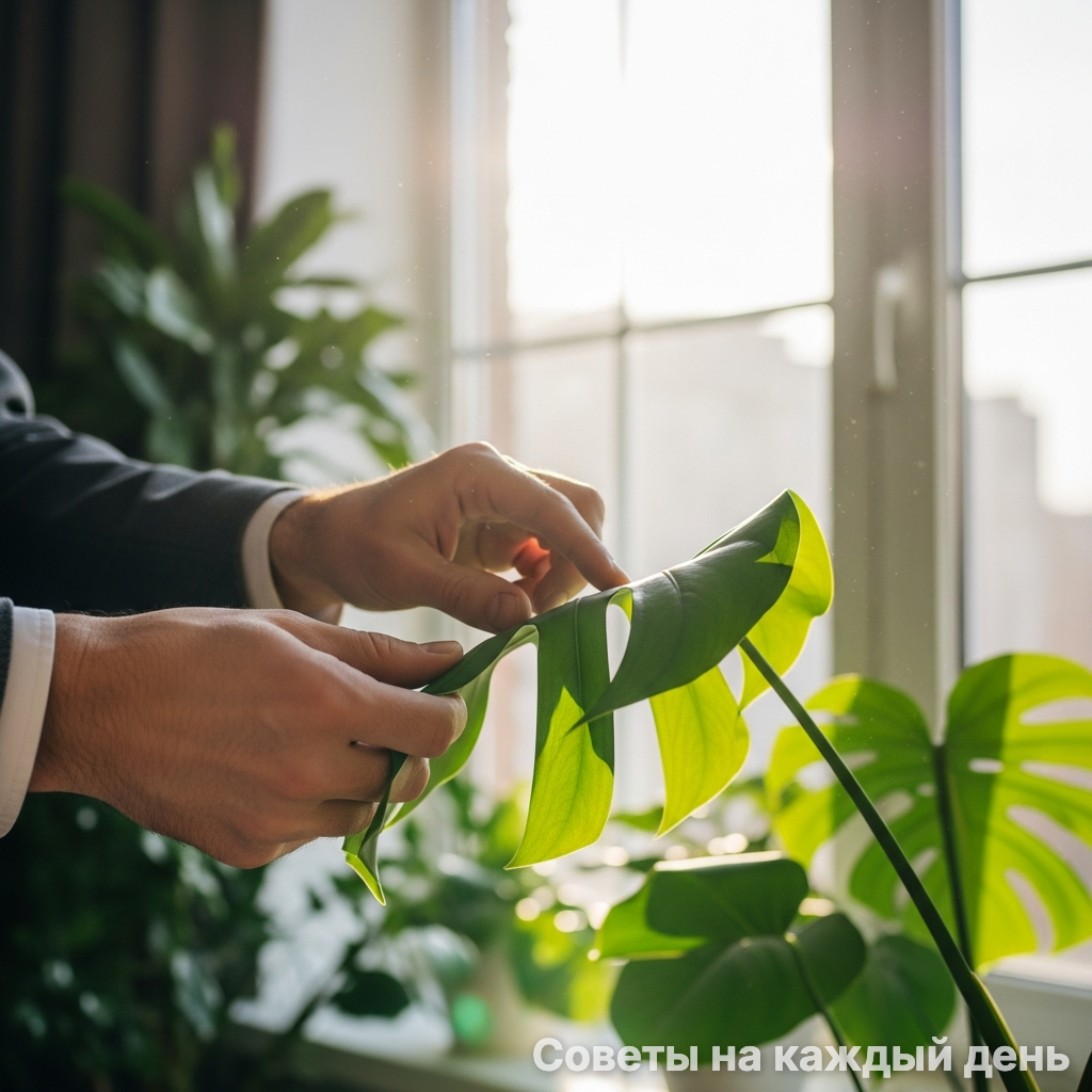 Здоровые листья - главный индикатор того, что подкормка пошла на пользу.
