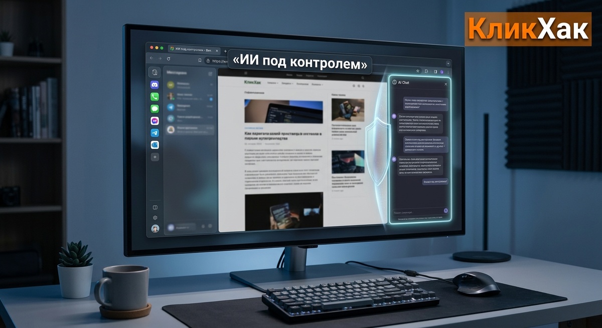 Браузер с ИИ под контролем