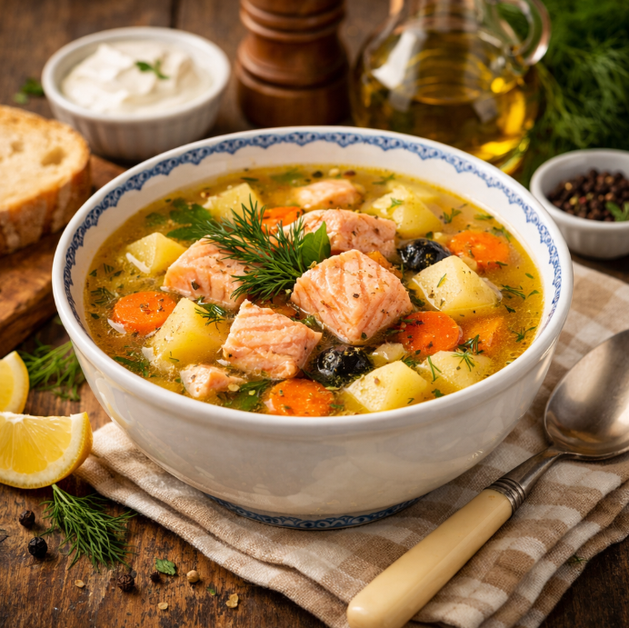 Суп из сёмги с картофелем рецепты от Дарики