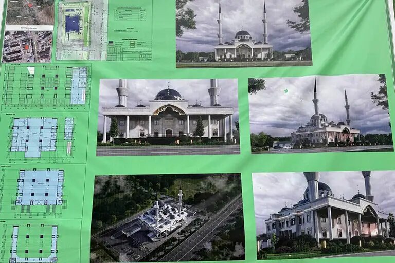    Фото пресс-службы муфтията. Будущий облик центральной мечети Оша