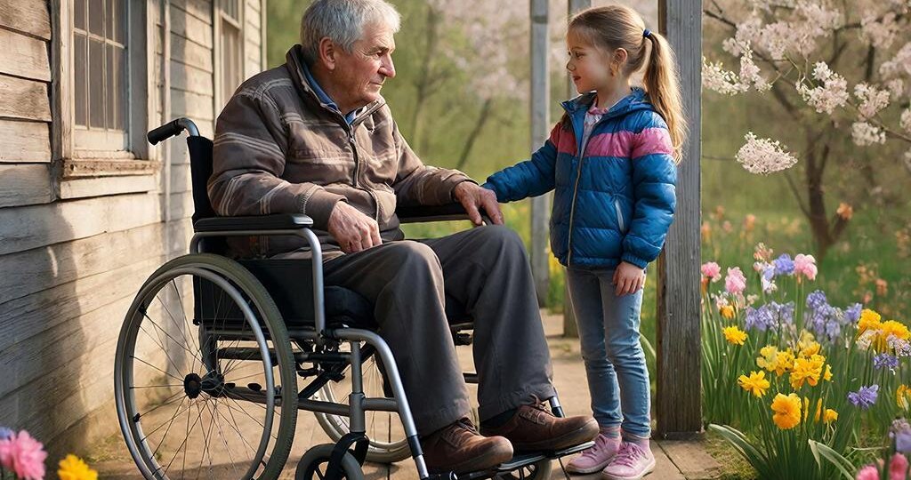 Миллионер четыре года сидел в инвалидном кресле и жалел себя. Пока соседская девочка не сказала ему то, что ни сказал ни один доктор.