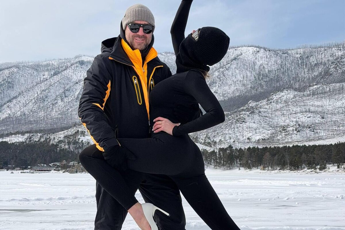    Полина Диброва и Роман Товстик на Байкале соцсети