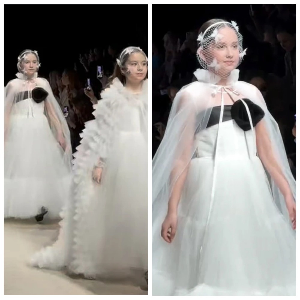 10-летняя Мия недавно дебютировала на Московской неделе моды