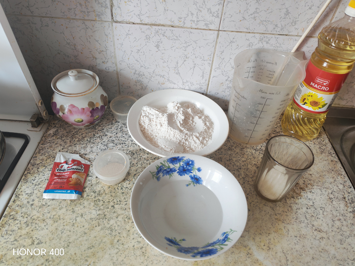 Продукты, необходимые для приготовления жаворонков