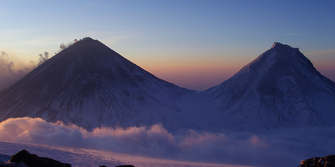 Как я провалился в трещину ледника, на вулкане Ушковский