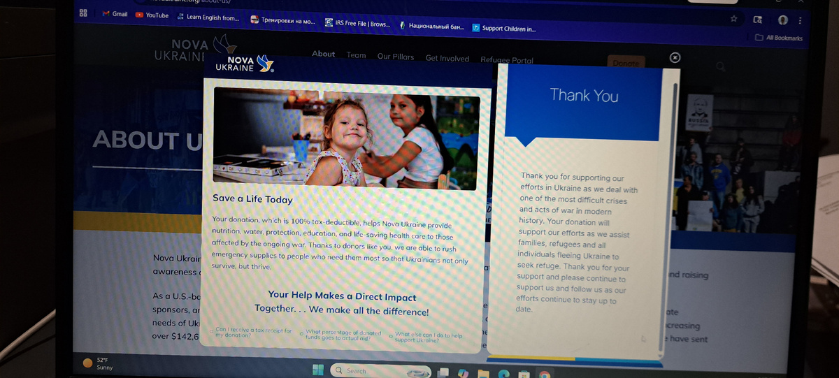 Благотворительный фонд  "Nova Ukraine "