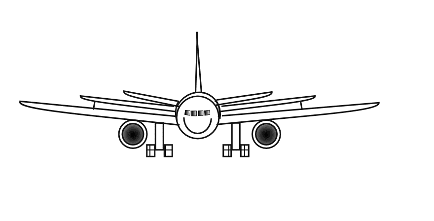 Дополнительные крылья раскрыты.