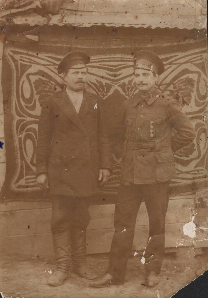    Демьян Бойко (справа) в 1914 году