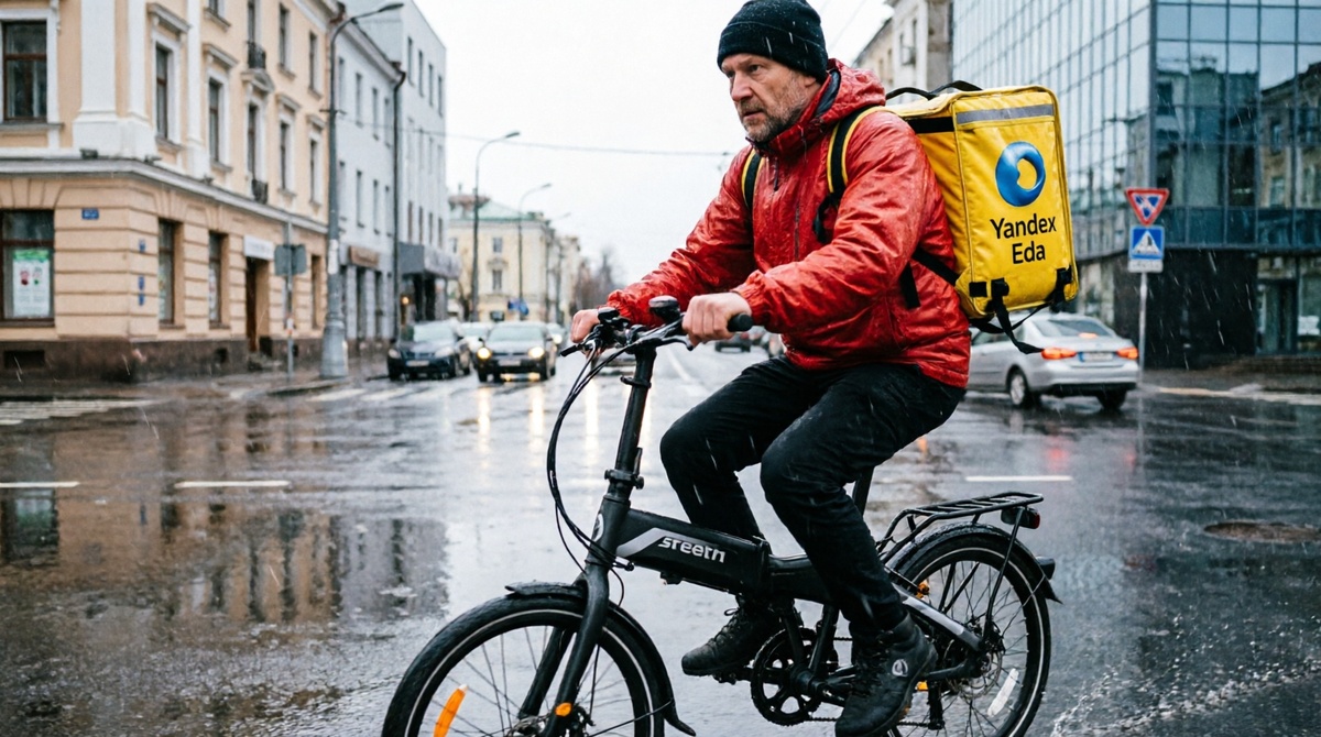 История о курьере доставки Лёхе, чья обычная пятничная смена в Краснодаре превращается в череду абсурдных испытаний, случайных встреч и судьбоносных совпадений. Под проливным дождём, в лабиринтах дворов-колодцев и вечной краснодарской суете он доставляет заказ в окно — и неожиданно получает от владельца ресторана визитку с предложением о работе. Но финальный заказ вечера оказывается хитроумным экзаменом, после которого Лёха понимает: иногда, чтобы изменить свою жизнь, достаточно просто не сломаться там, где сдаются другие.