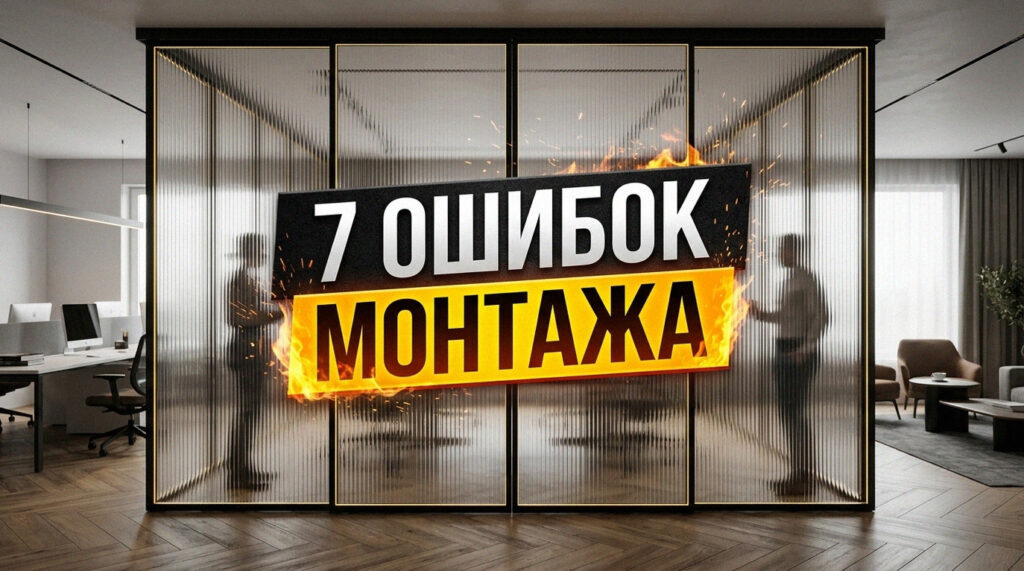    7 типичных ошибок при установке раздвижных и межкомнатных систем GarderobSystem