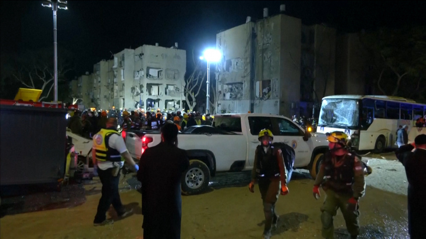 В Израиле 88 человек пострадали в результате ракетного удара по городу Арад