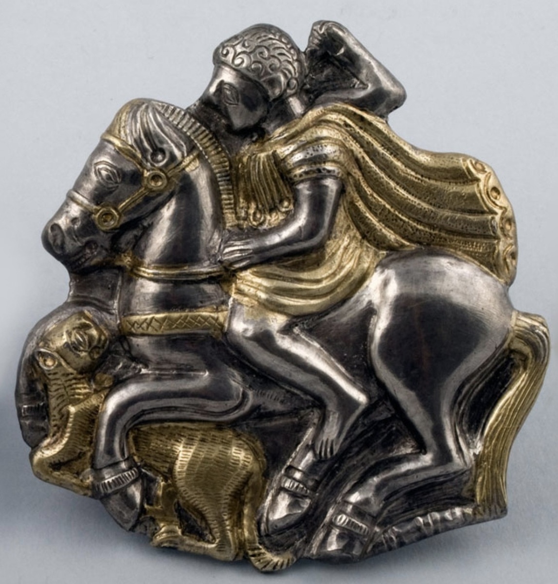 Серебряный барельеф, из Интернета. 