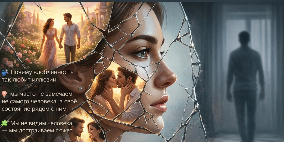 💔 Мы влюбляемся не в человека, а в свою фантазию о нём