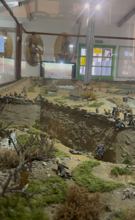 Макет ‘Оборона Михайловского укрепления’ в музее хлеба и вина в Архипо-Осиповке