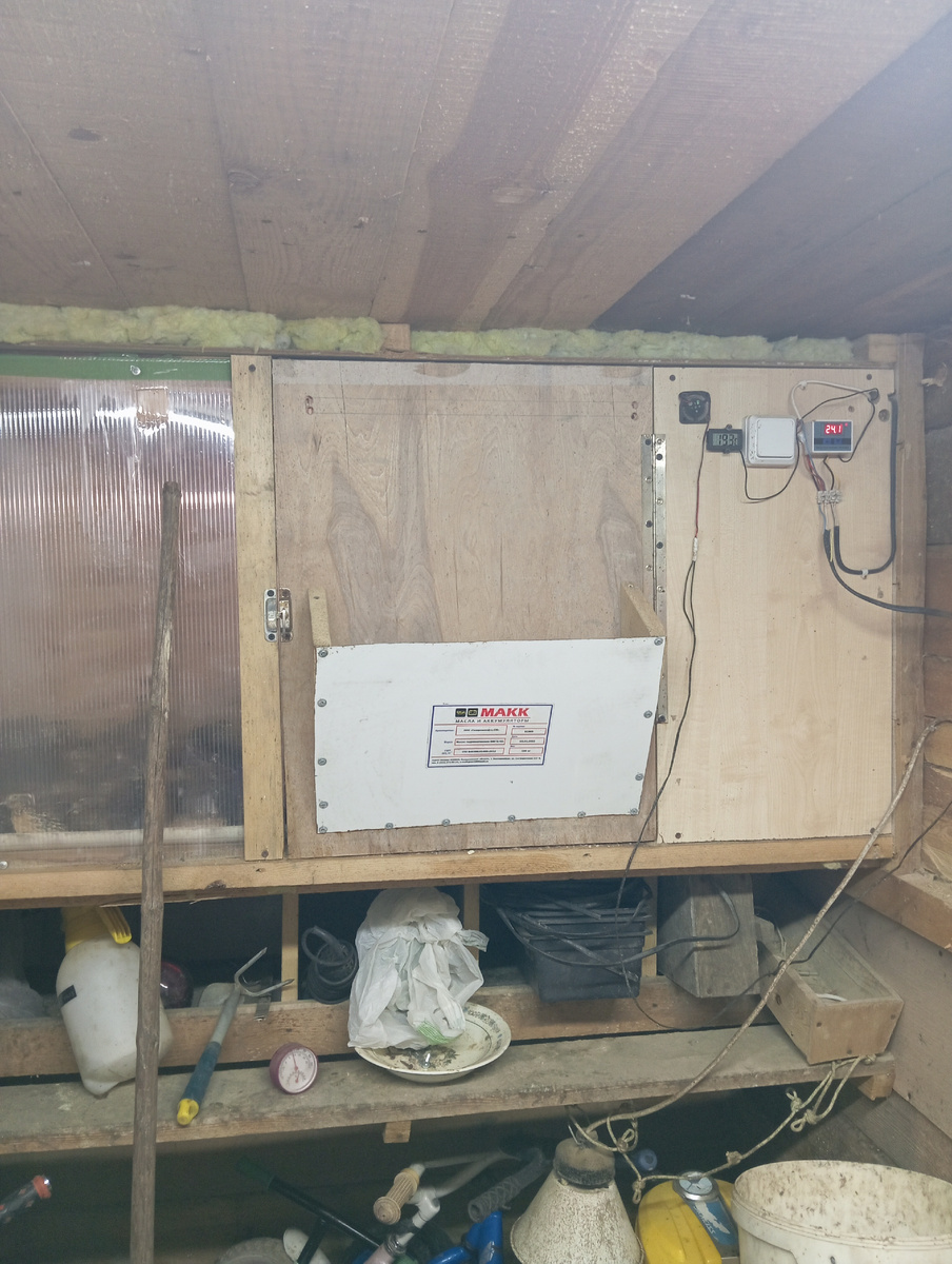 Тёплый брудер. 