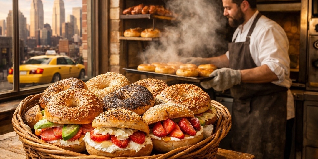 Рецепт Бейглов: история бублика, который покорил Нью-Йорк, и домашний рецепт 🥯✨
