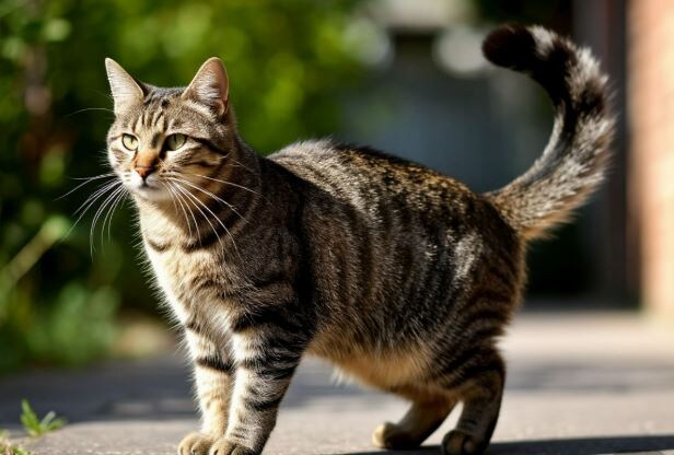 Коты тоже не любят, когда их тянут за хвост))