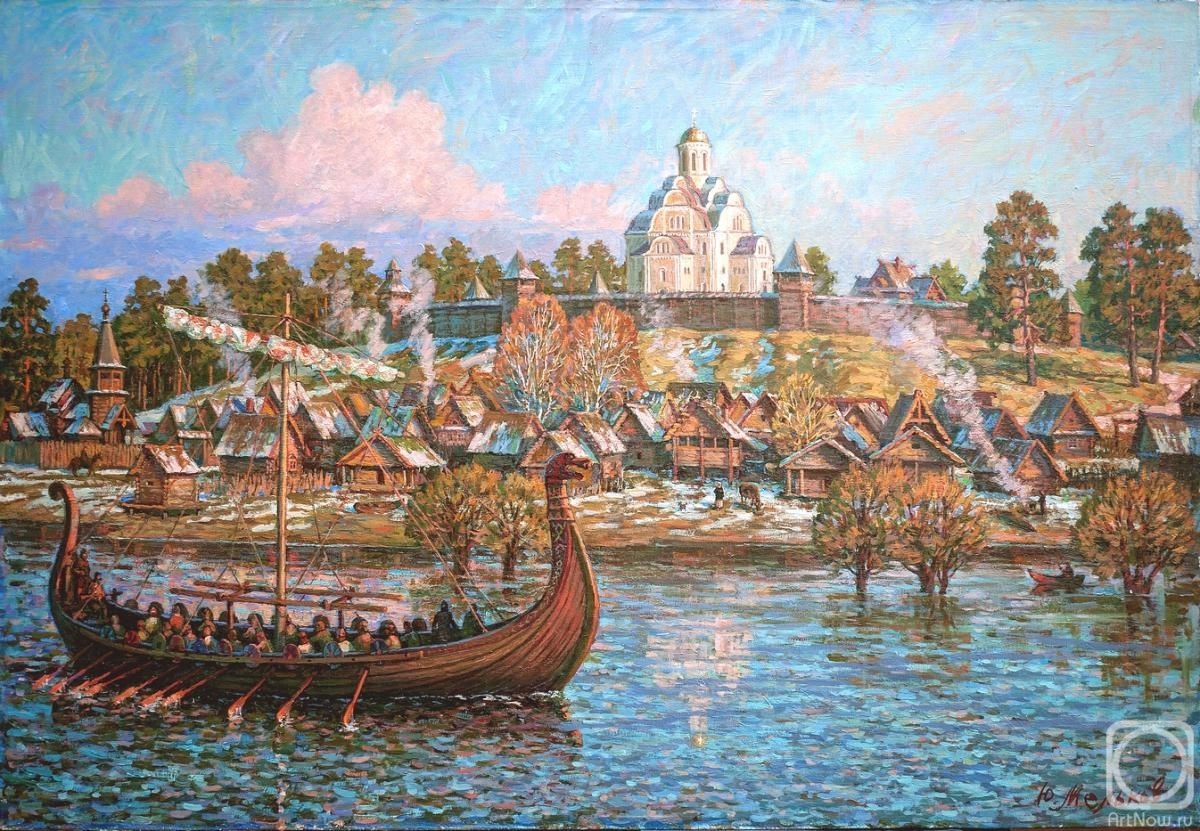 Русь-матушка из колыбели вставала, как мышцами играла, да как врагов своих в порошок стирала!