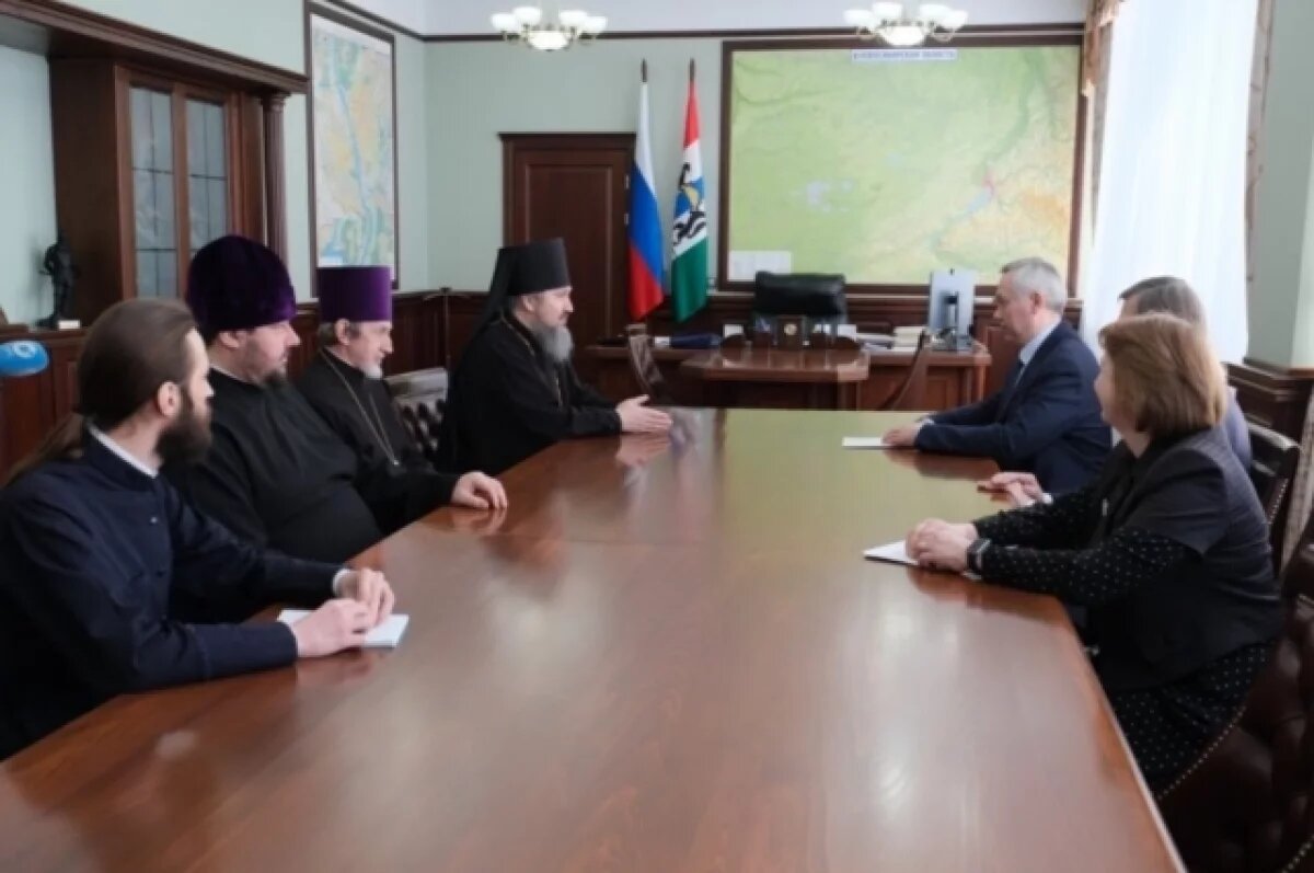   Андрей Травников встретился с новым главой Новосибирской митрополии