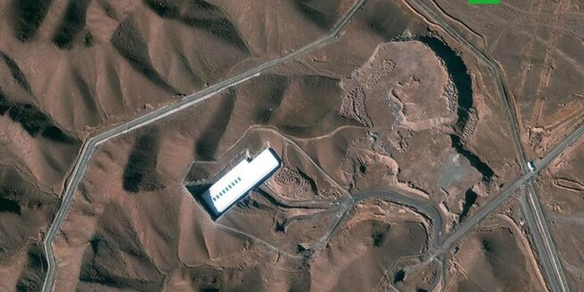 Один из ядерных объектов Ирана..