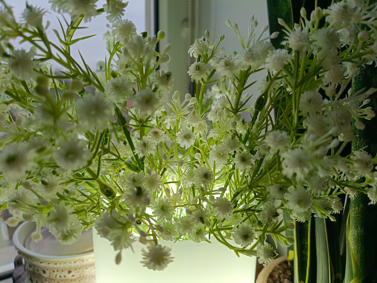 Букет в лампе