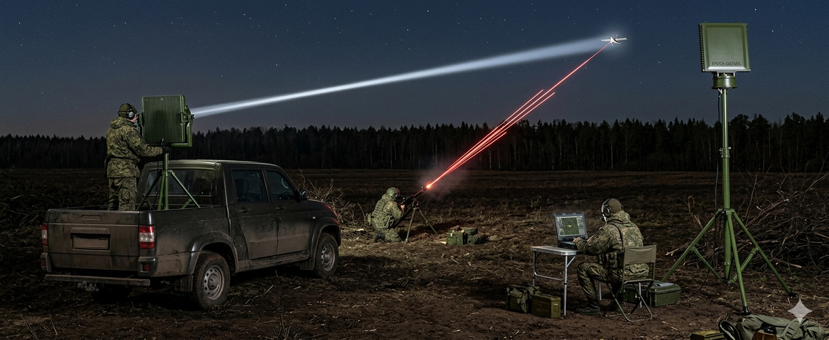 Пример работы мобильной огневой группы (иллюстрация)