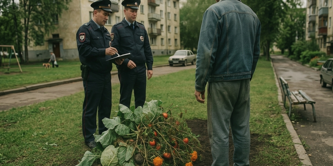 Штраф в 5000 руб. за самовольные клумбы возле многоэтажки. С 22 марта 2026г.