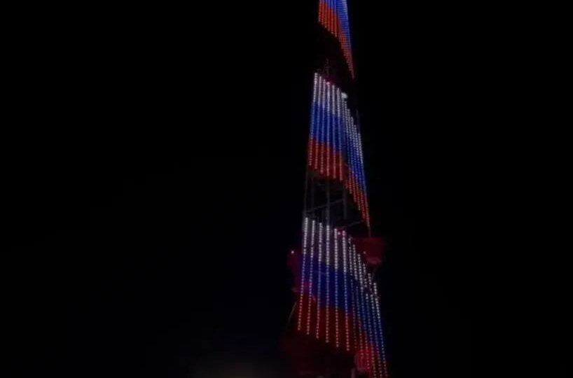 Омская телевышка запустит праздничную подсветку в честь Дня работника культуры