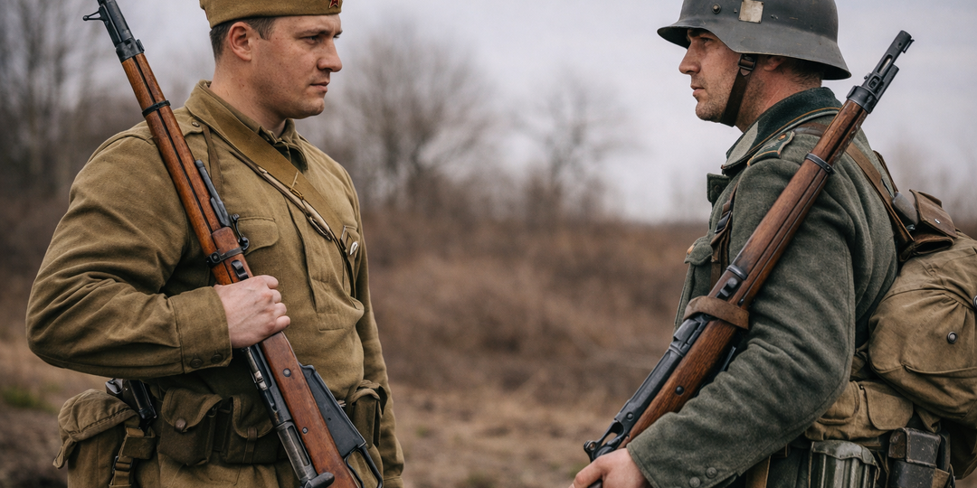 Винтовка Мосина против Mauser 98k: русская винтовка против немецкой