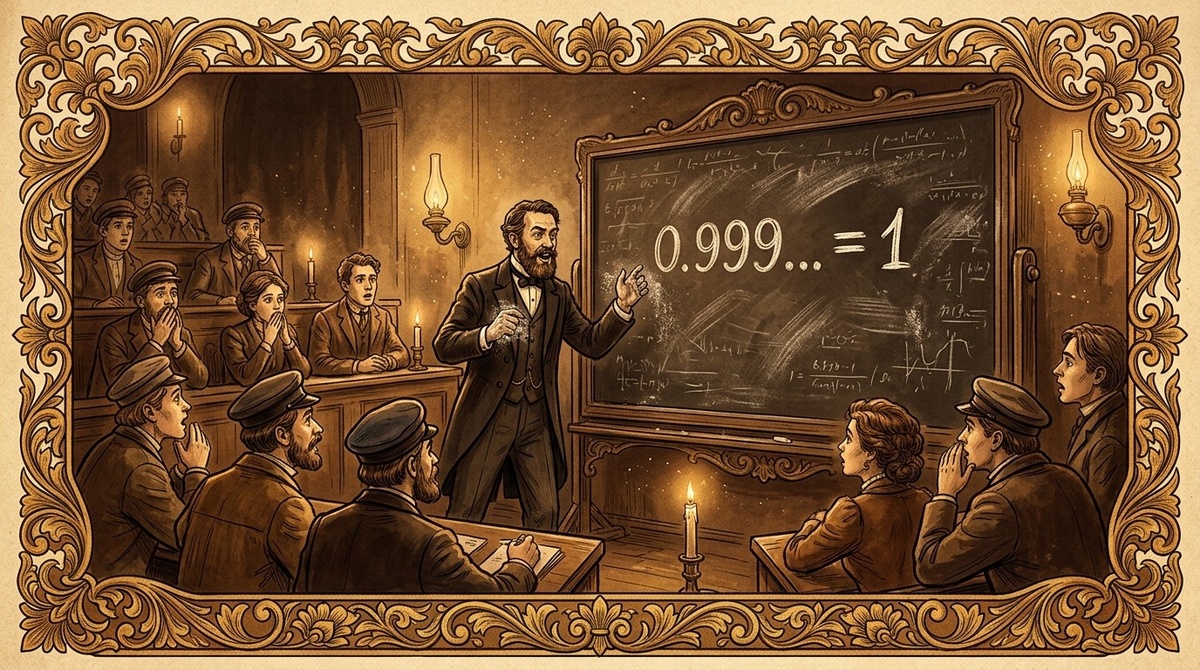 0,999… = 1. Не «почти», а ровно. Три доказательства внутри