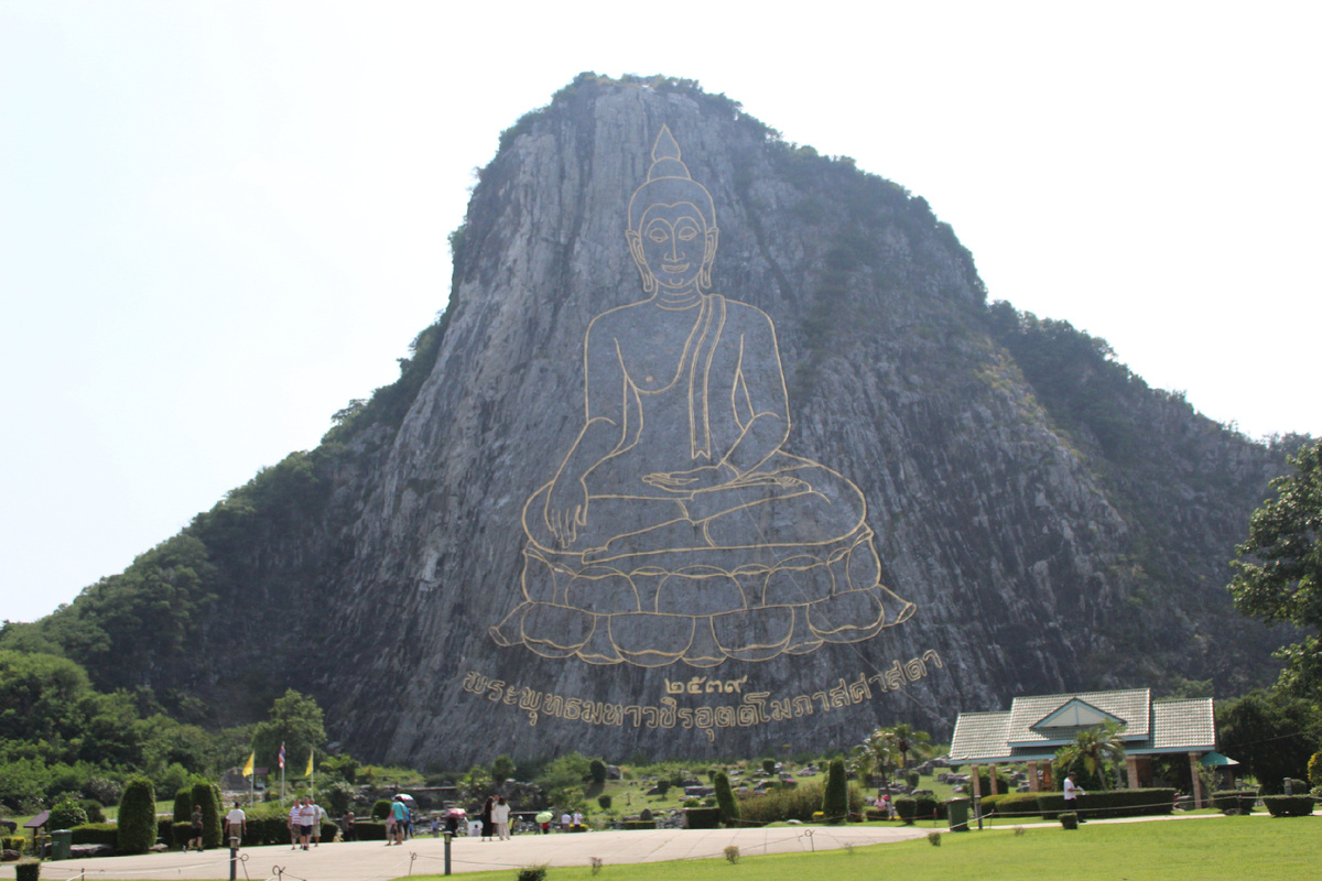А вот это видно  самолета, садящегося в Утапао