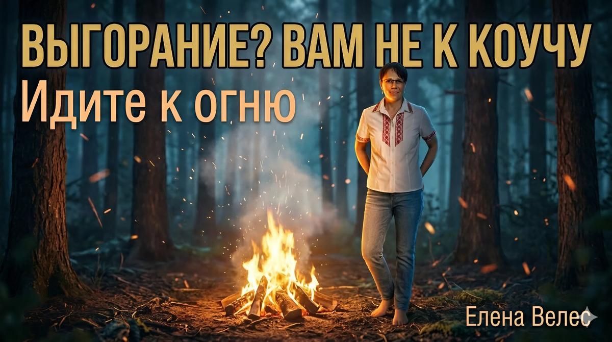 Иногда, чтобы успокоиться, нужно не думать — а просто смотреть на огонь