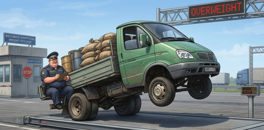 Почему 7-метровые «Газели» боятся весовых контролей