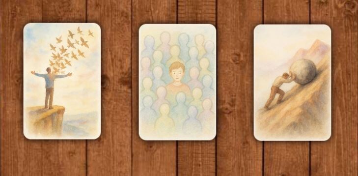 В конце посмотрите на все три стопки. Чего больше? Что вас удивило? Какое решение вы принимаете, глядя на этот расклад?






Автор техники: Агафонова Екатерина Петровна