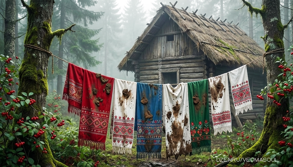 © Авторское изображение @vedmasoul. Cгенерировано ИИ. Чистка от порчи, переклад
