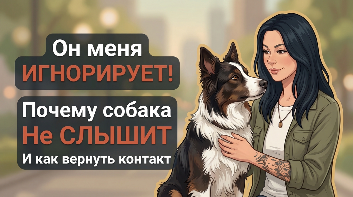    Как понять, почему собака игнорирует кличку, и мягко вернуть отклик. Анна Марковская